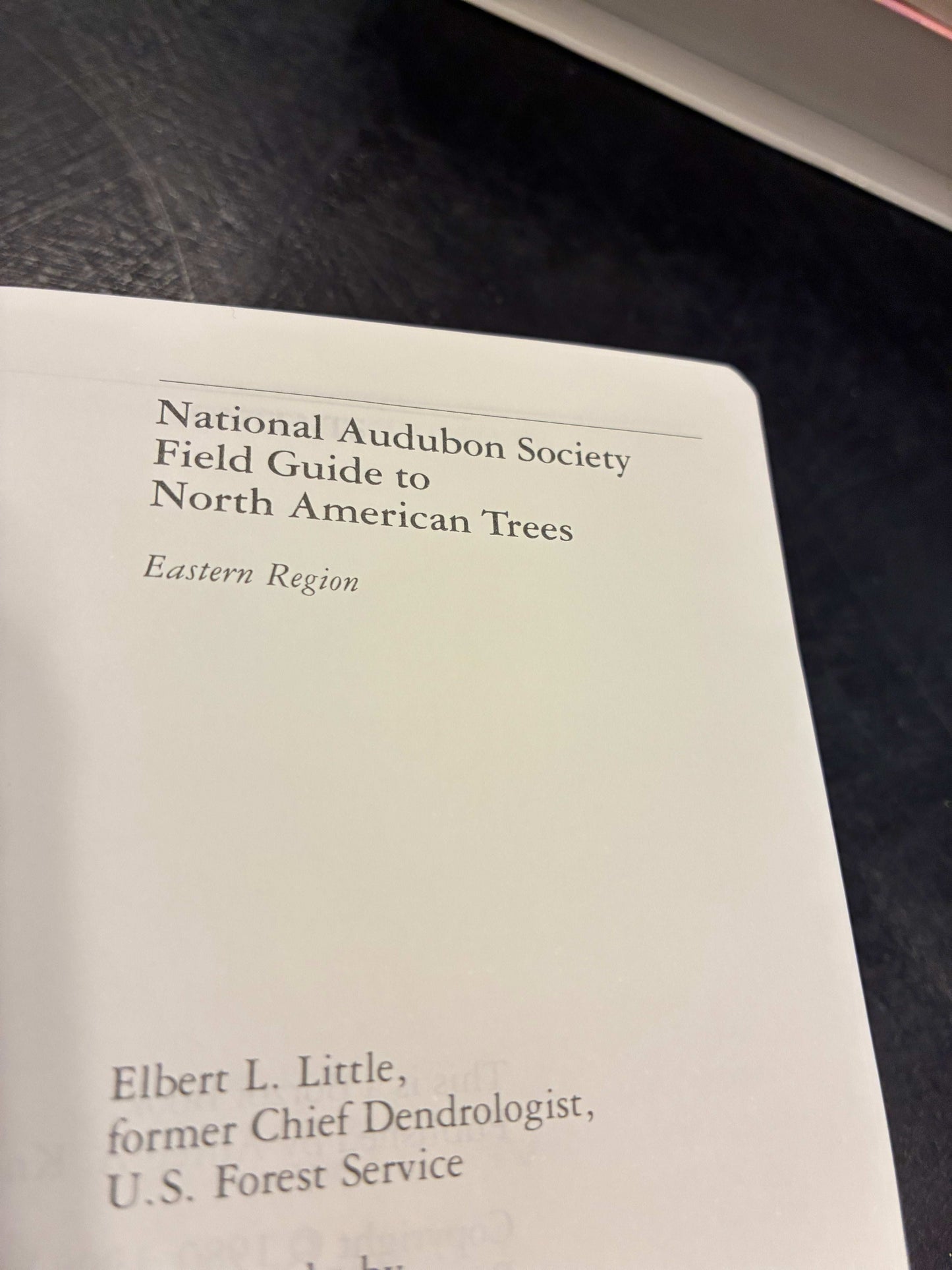 National Audubon Society Field Guide to North American Trees