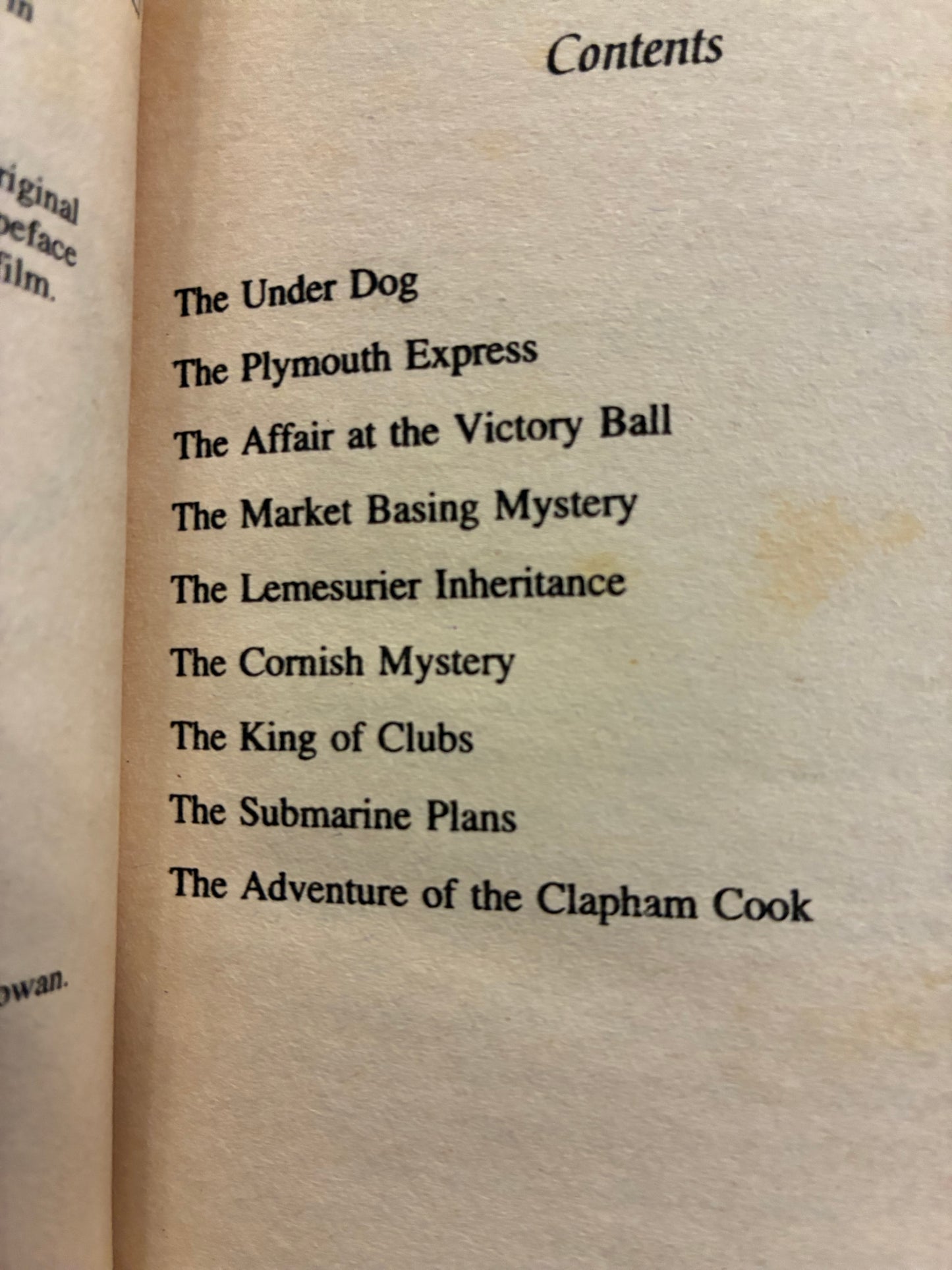 The Under Dog - Agatha Christie