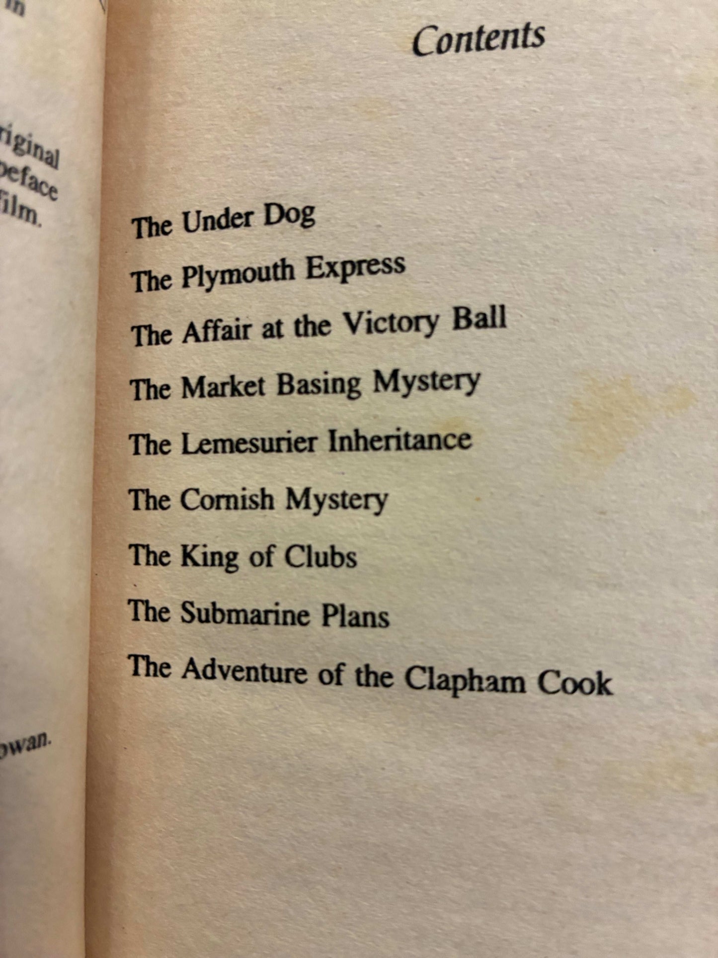 The Under Dog - Agatha Christie