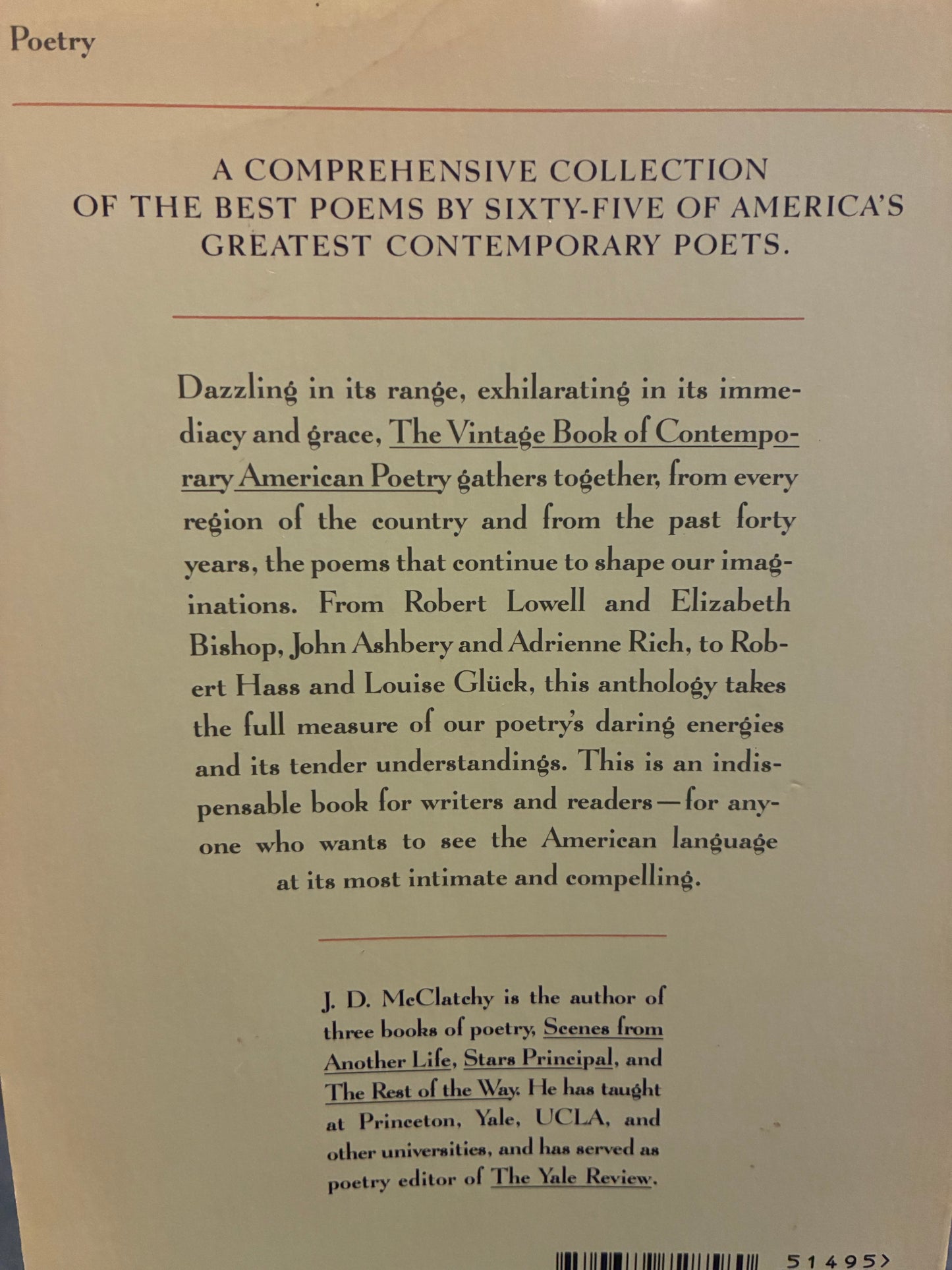 Contemporary American Poetry - 1990