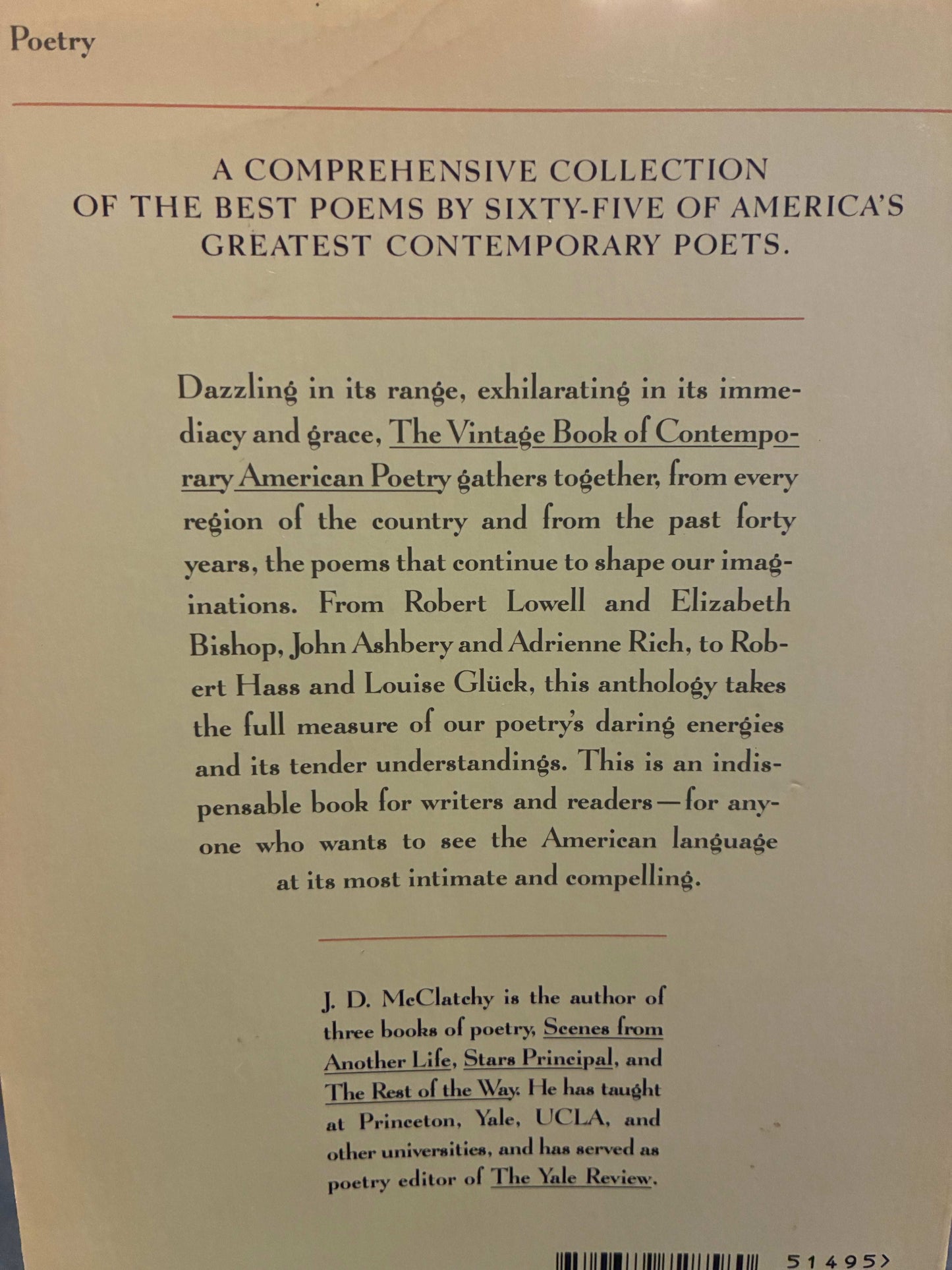 Contemporary American Poetry - 1990
