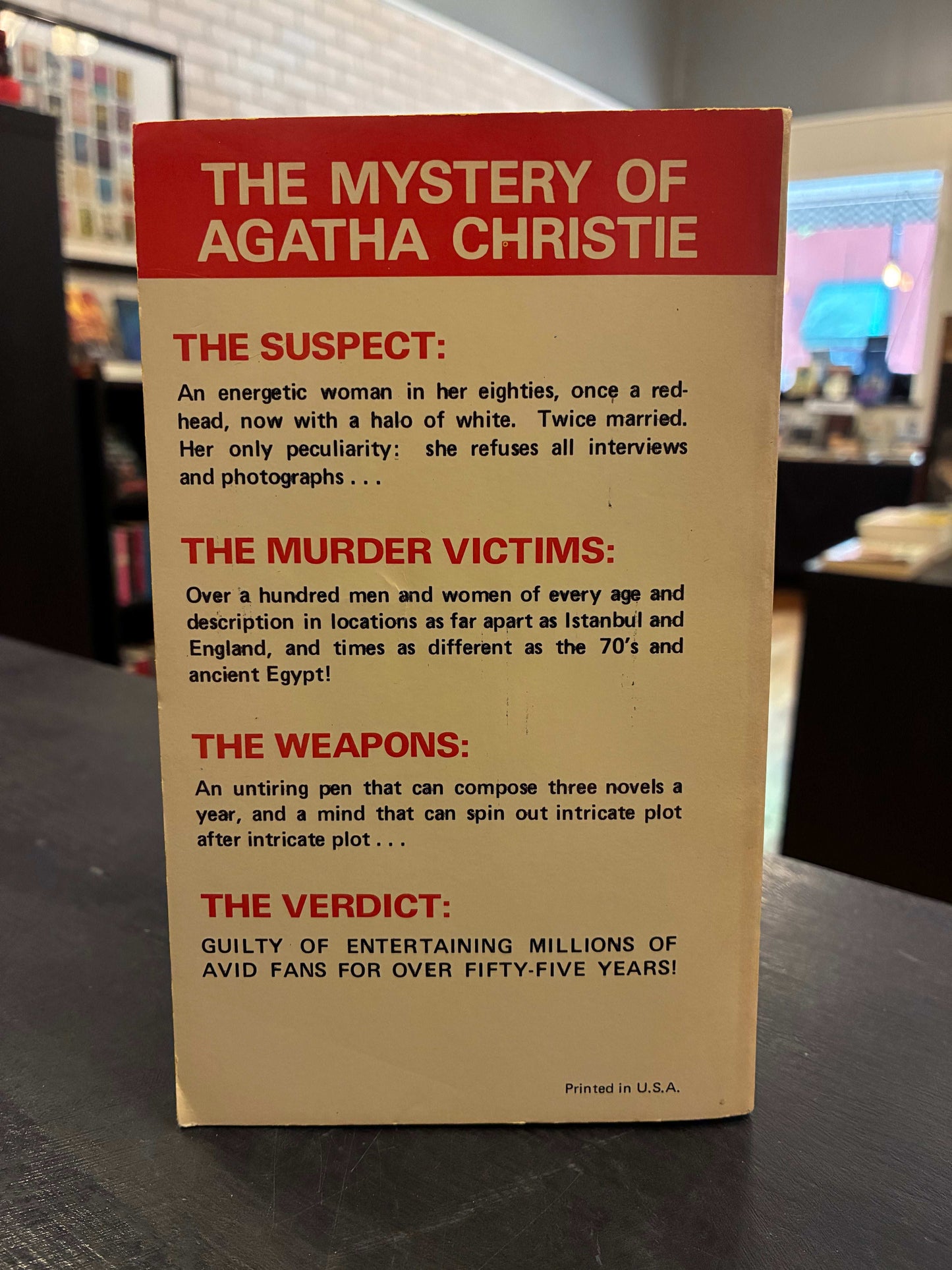 The Mysterious World of AGATHA CHRISTIE - By JEFFREY FEINMAN