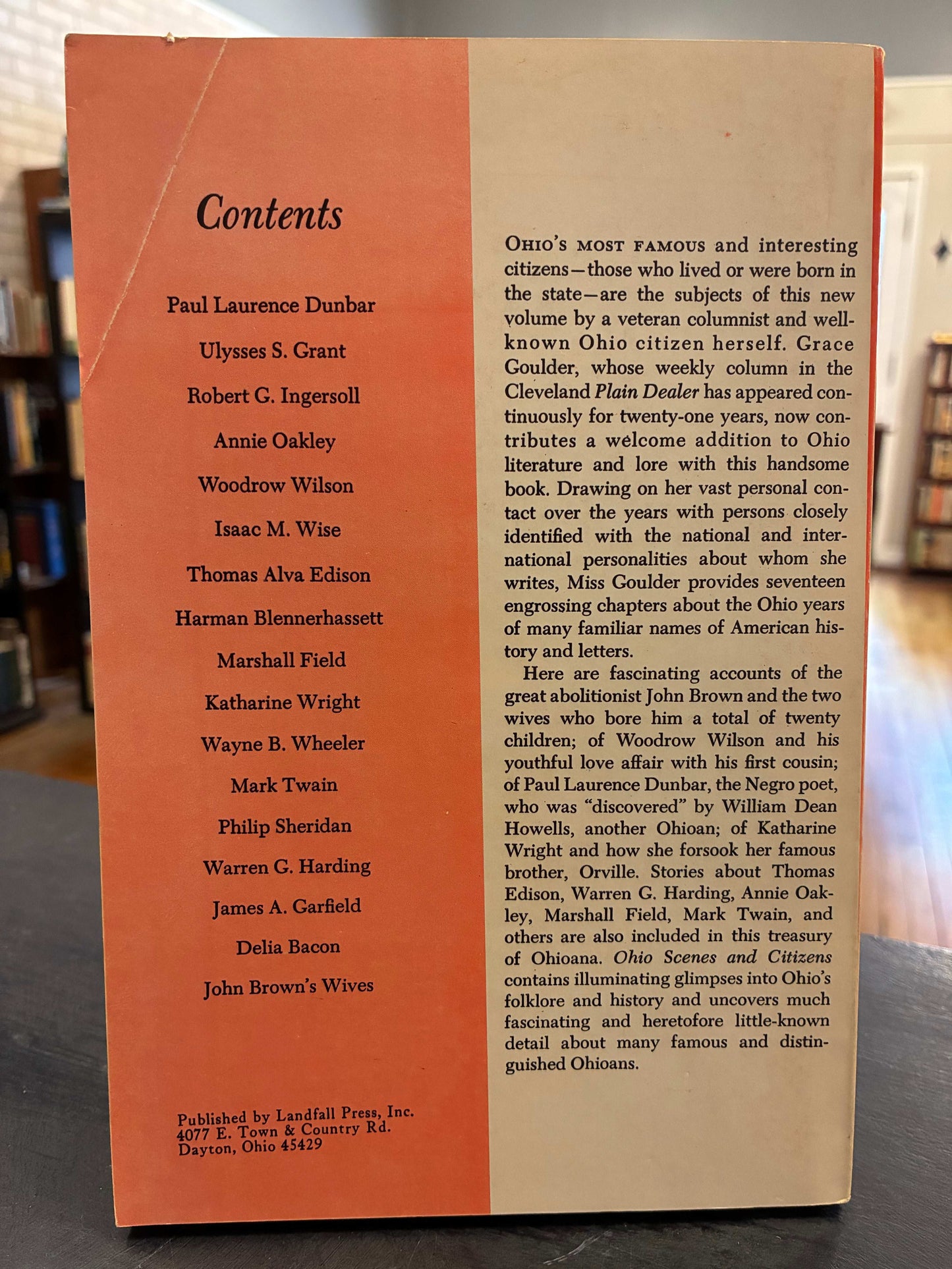 Ohio Scenes and Citizens - Grace Goulder