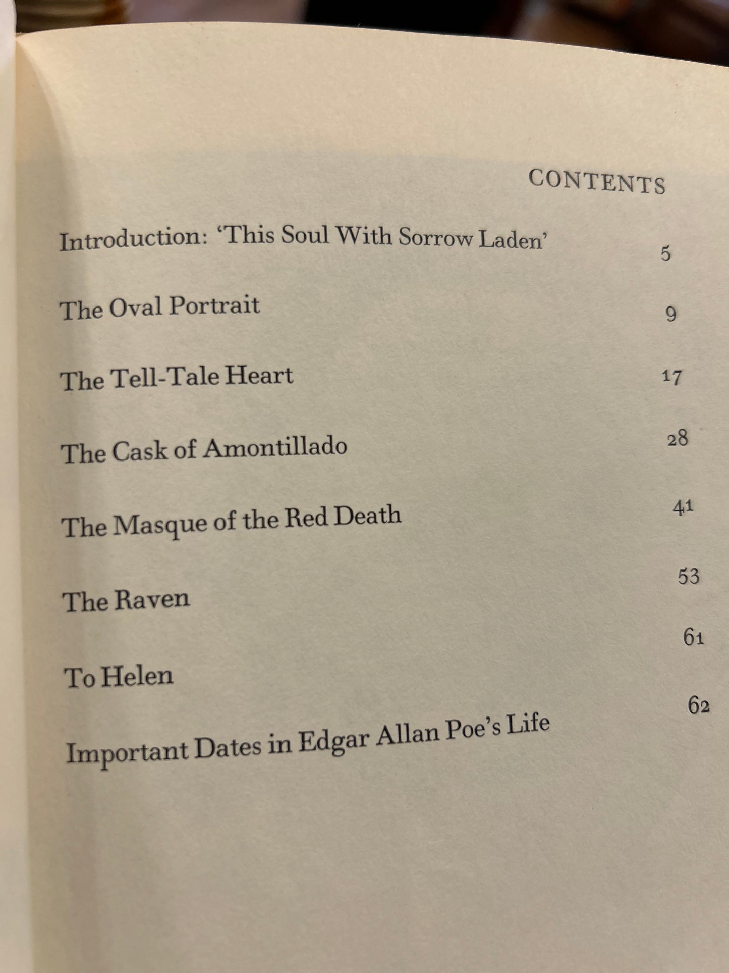 Visions of Darkness' by Edgar Allan Poe