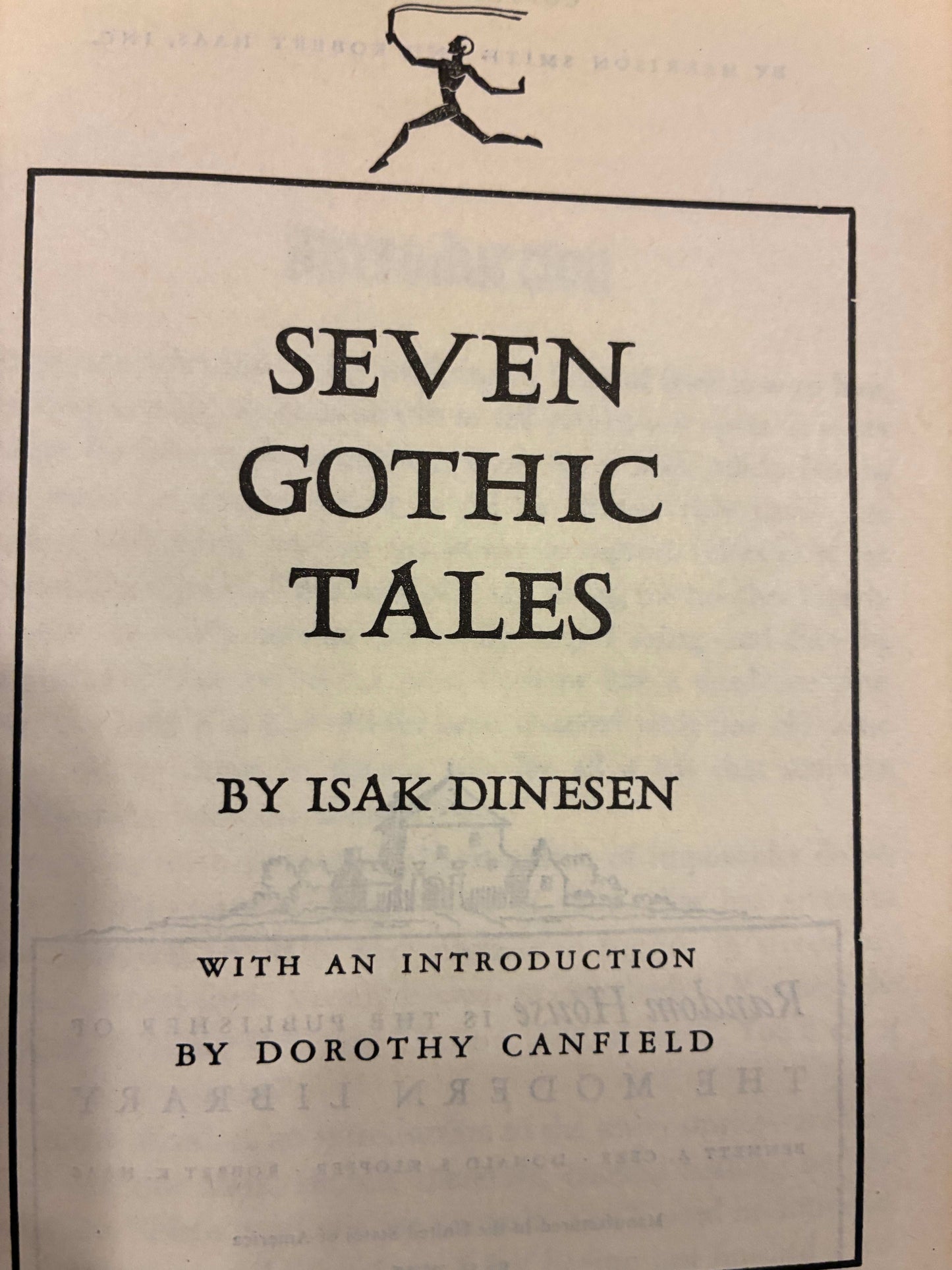 SEVEN GOTHIC TALES BY ISAK DINESEN