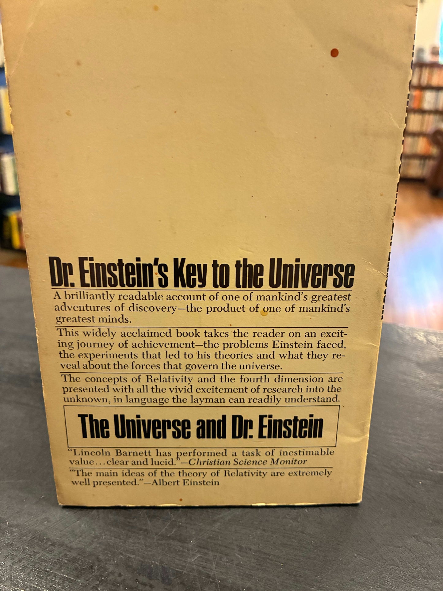 The Universe and Dr. Einstein - by Lincoln Barnett