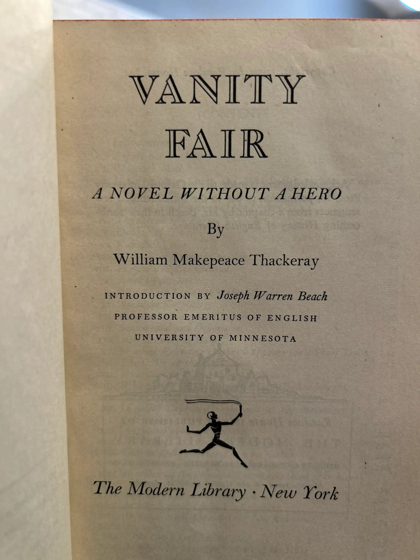 Vanity Fair by William Makepeace Thackeray - ML