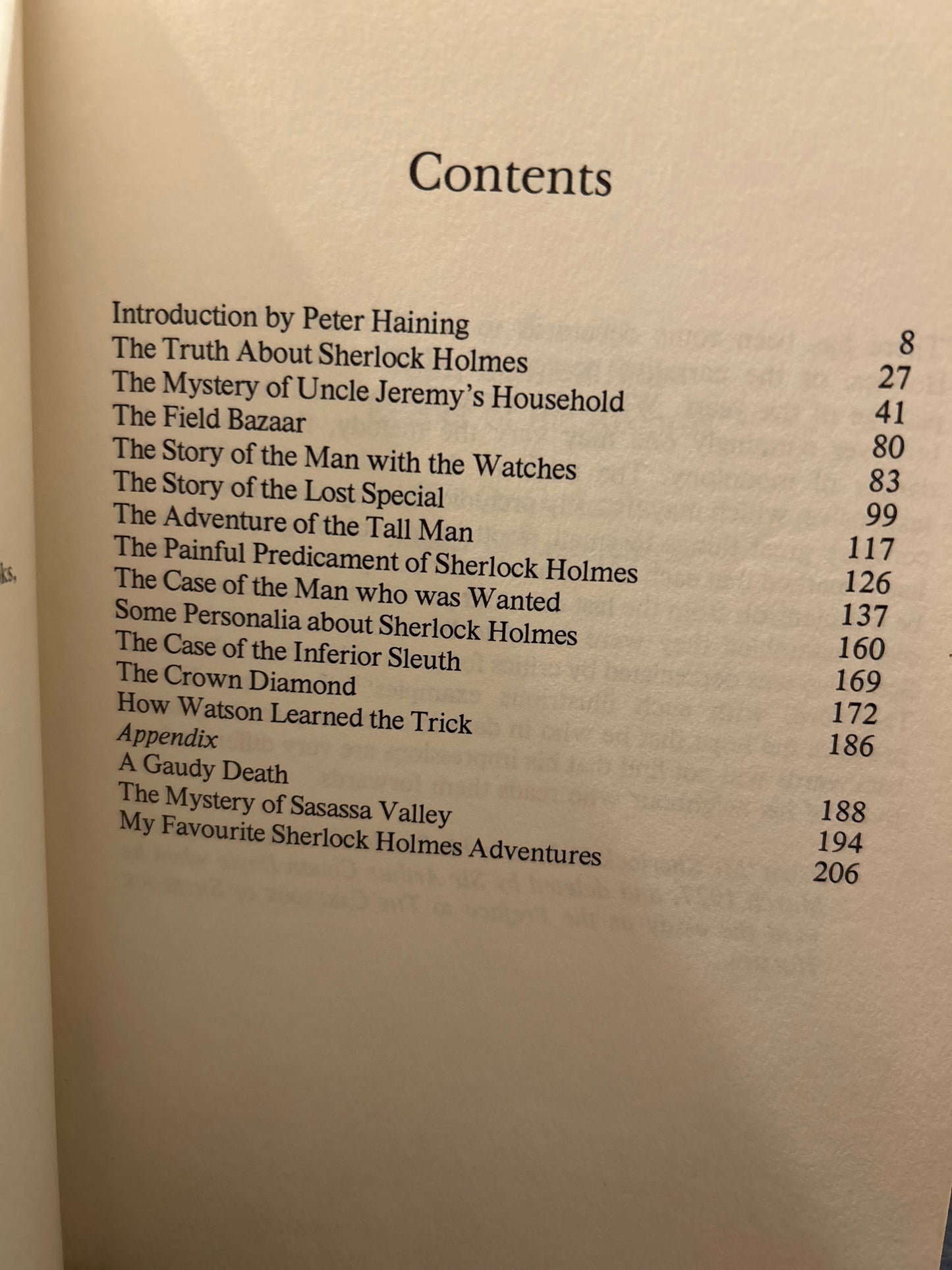 The Final Adventures of Sherlock Holmes Sir Arthur Conan Doyle