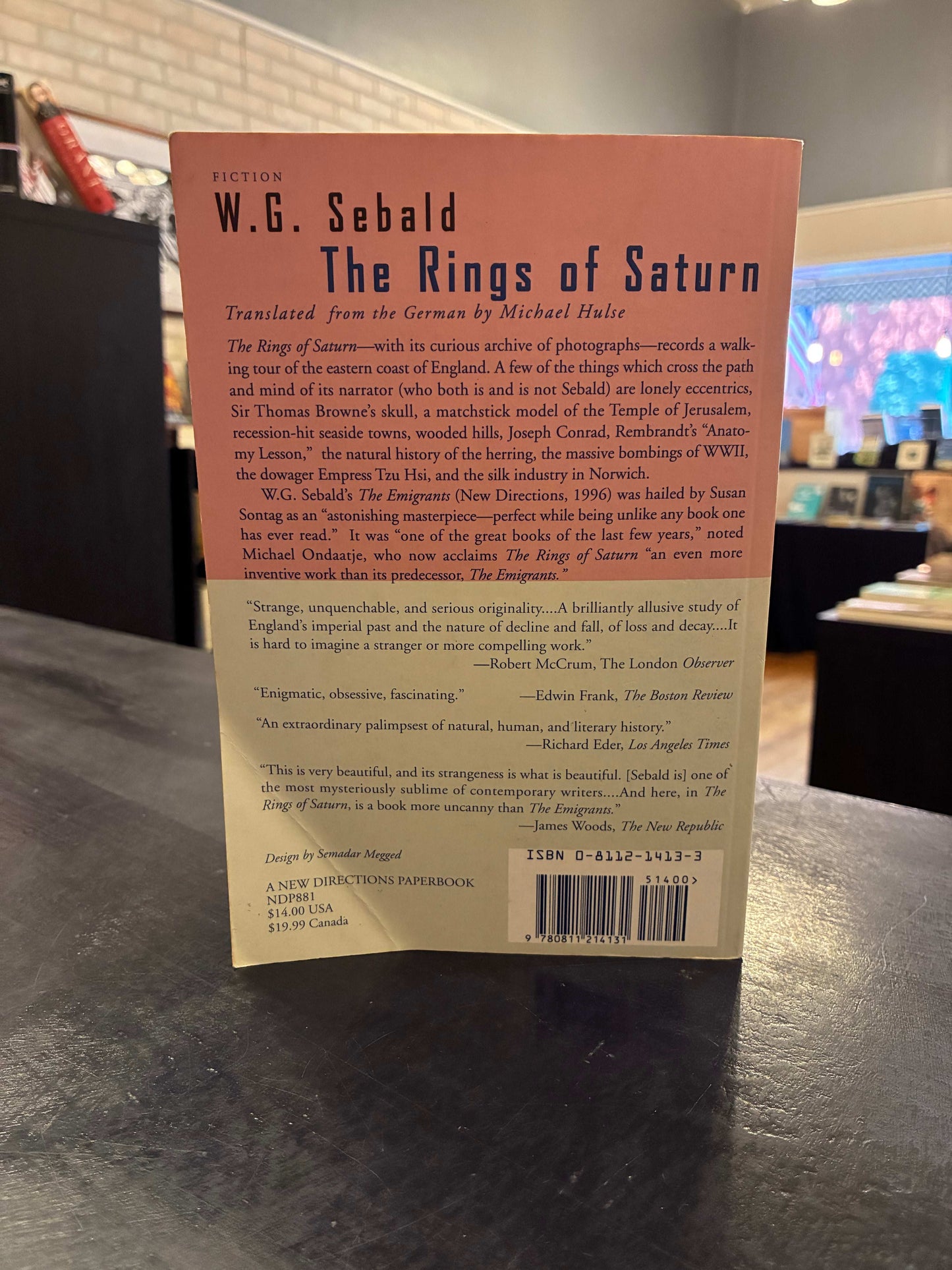 The Rings of Saturn - WG Sebald