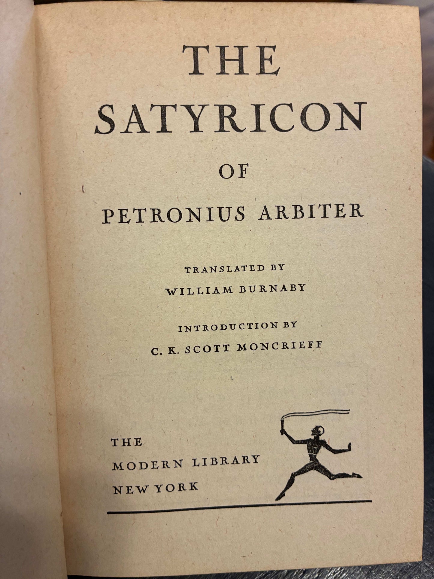 The Satyricon of Petronius Arbiter
