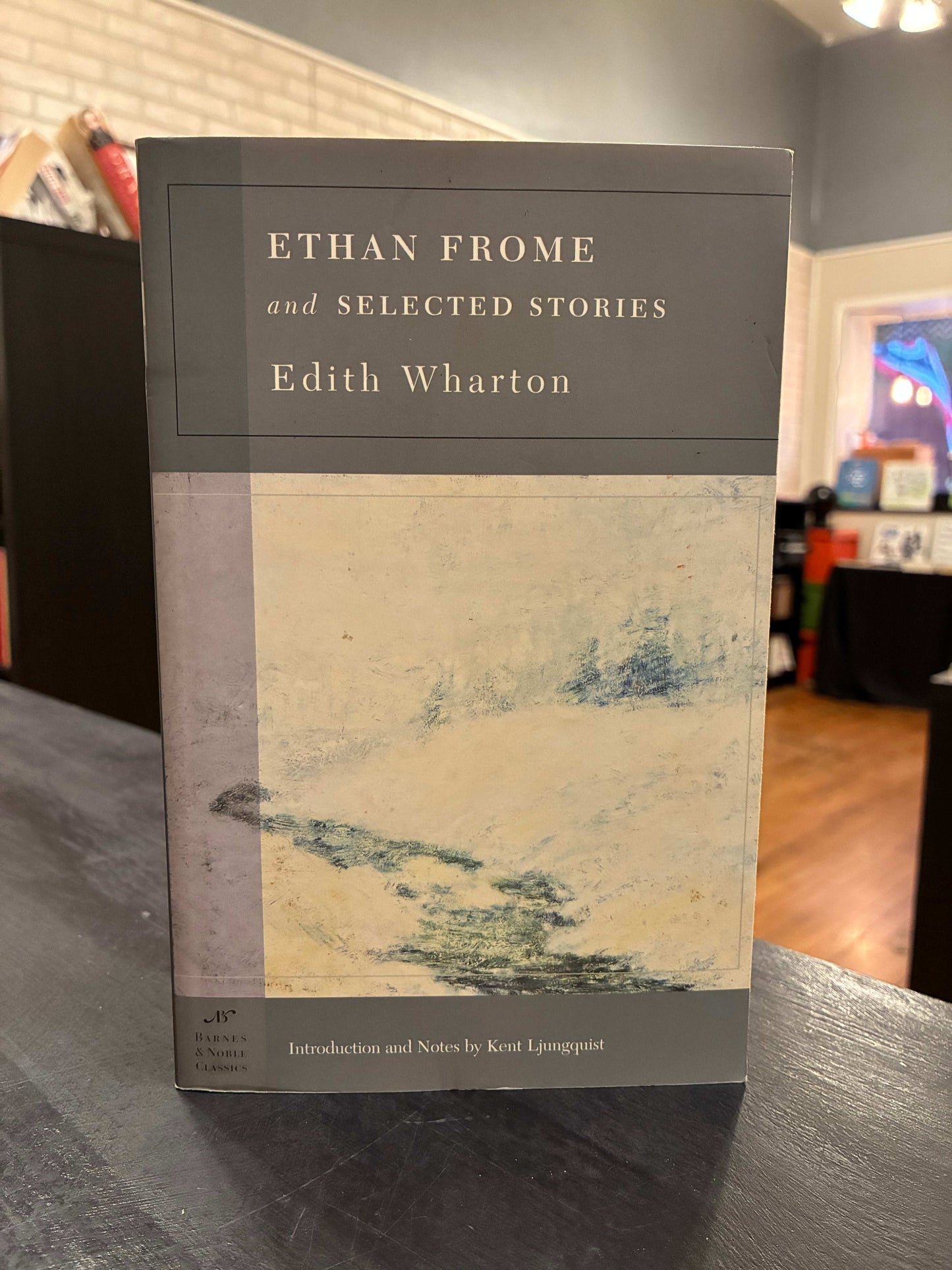 The book 'Ethan Frome and Selected Stories' by Edith Wharton,
