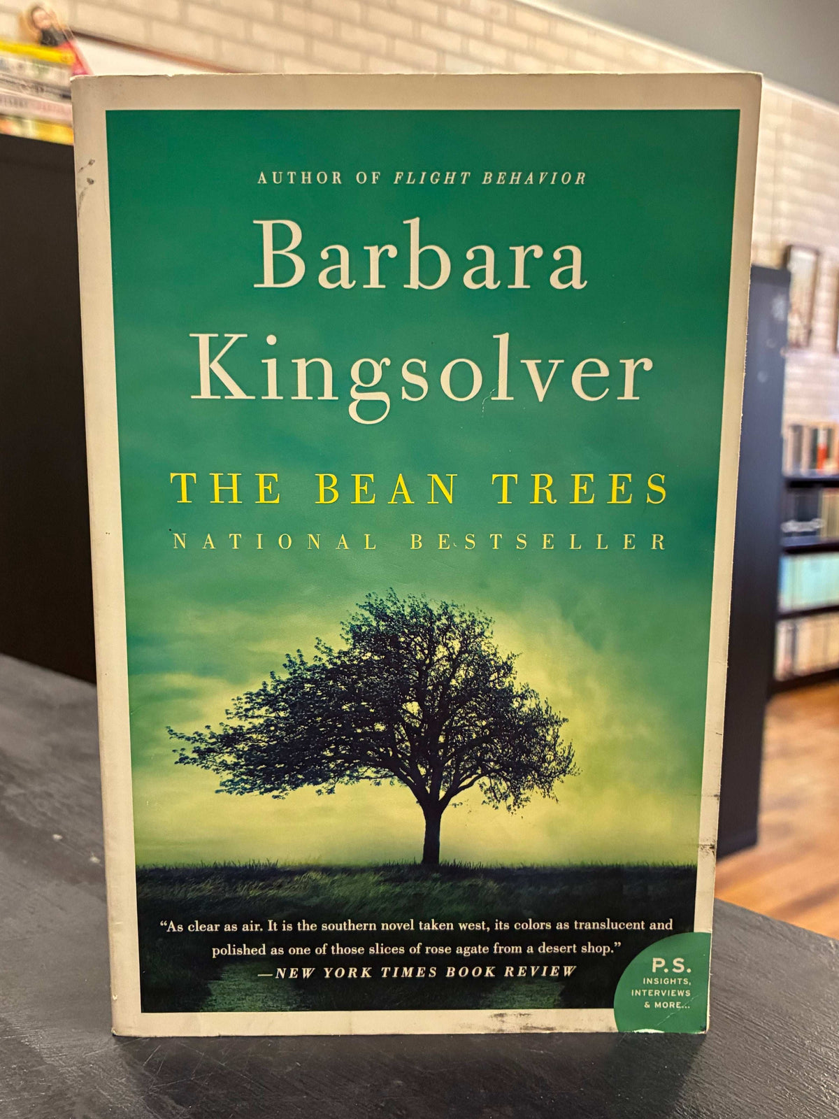 The Bean Trees - Barbara Kingsolver - green cover