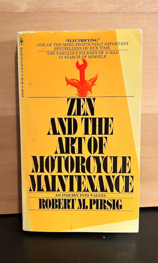 Zen and The Art of Motorcycle Maintenance - Robert Pirsig - yellow
