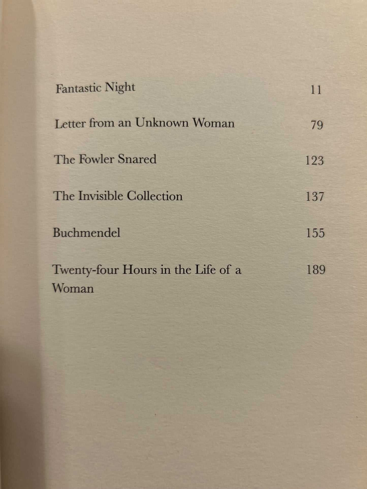 Selected Stories by Stefan Zweig