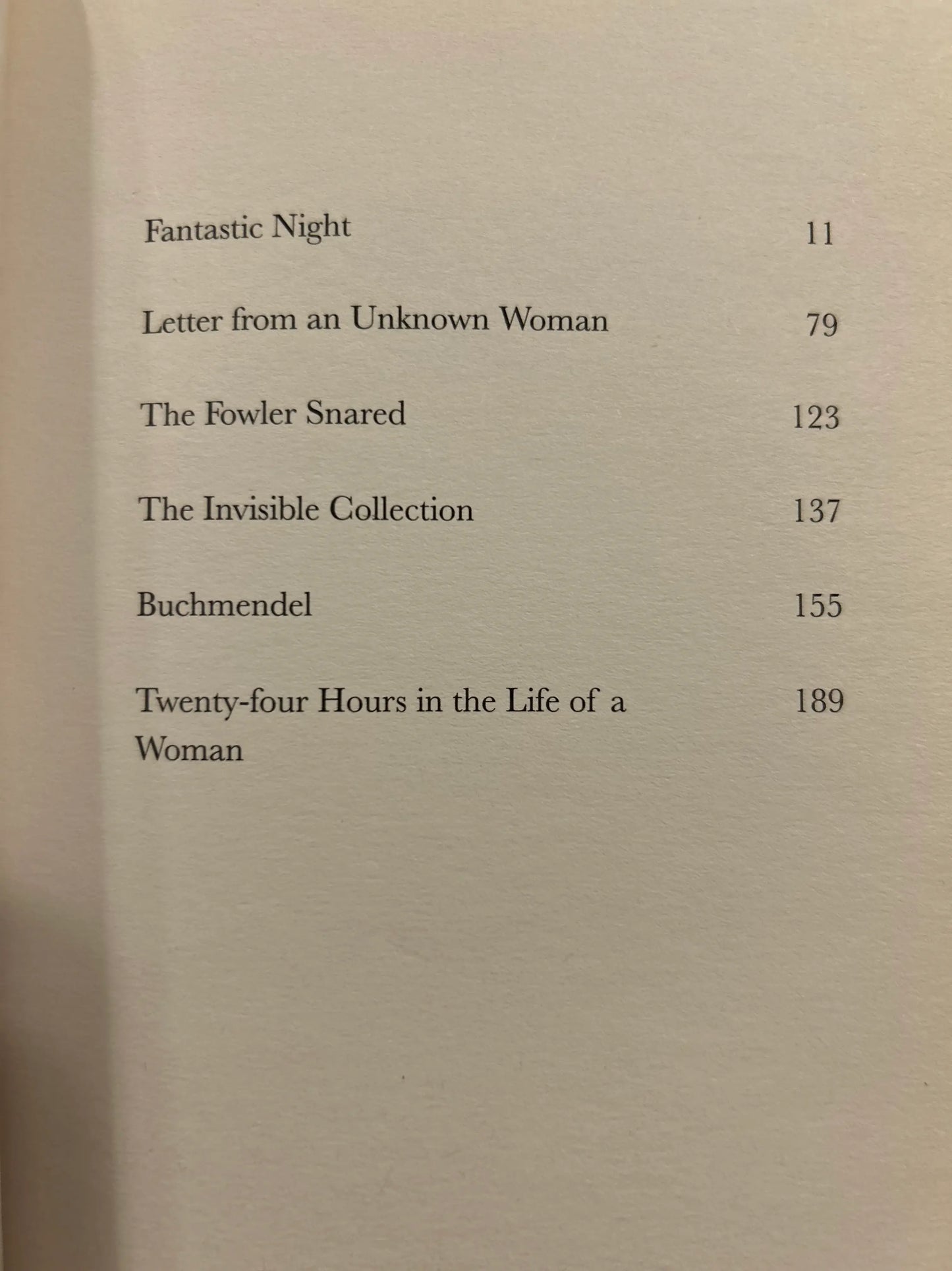 Selected Stories by Stefan Zweig