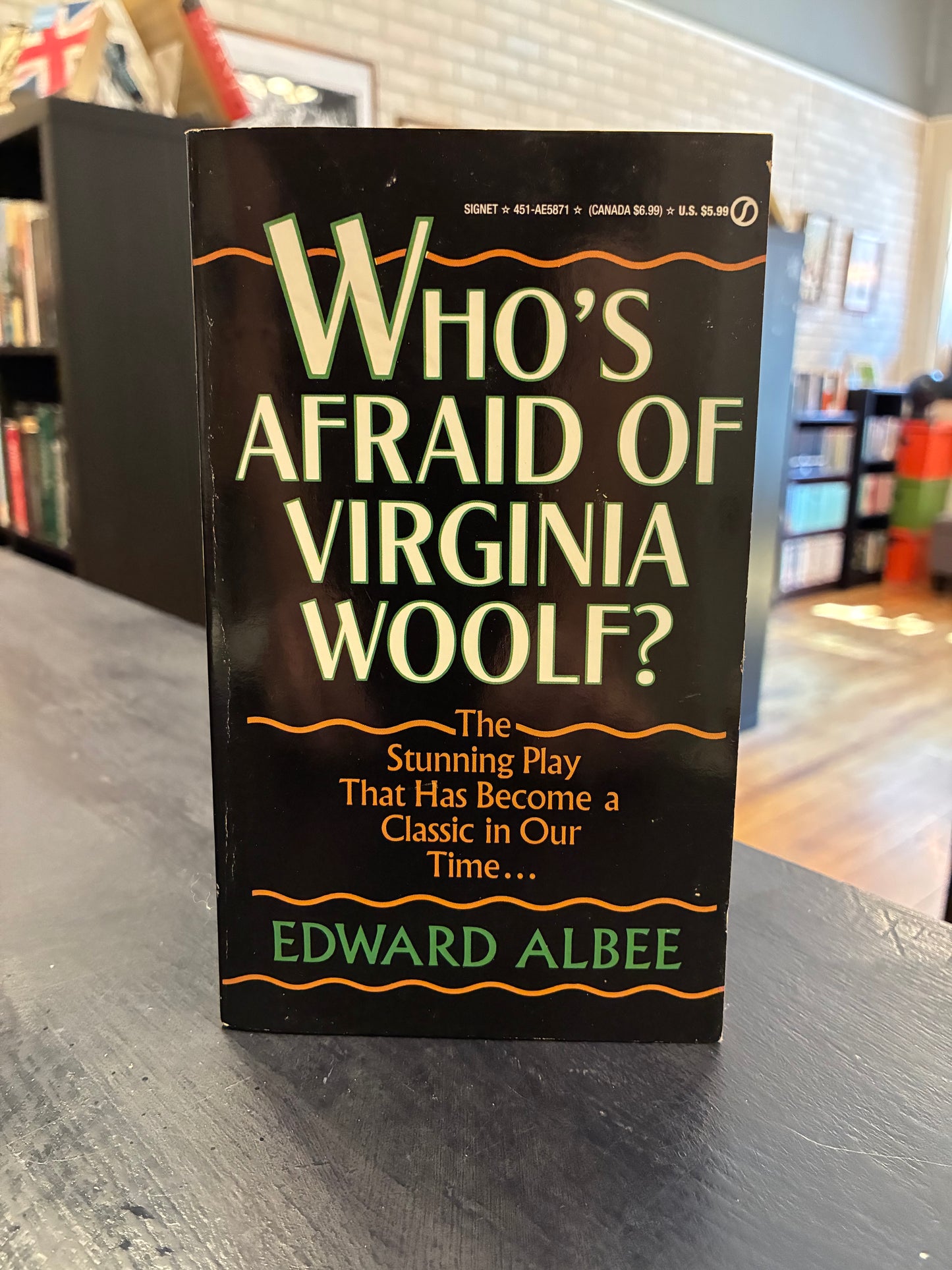Who's Afraid of Virginia Wolf?" by Edward Albee