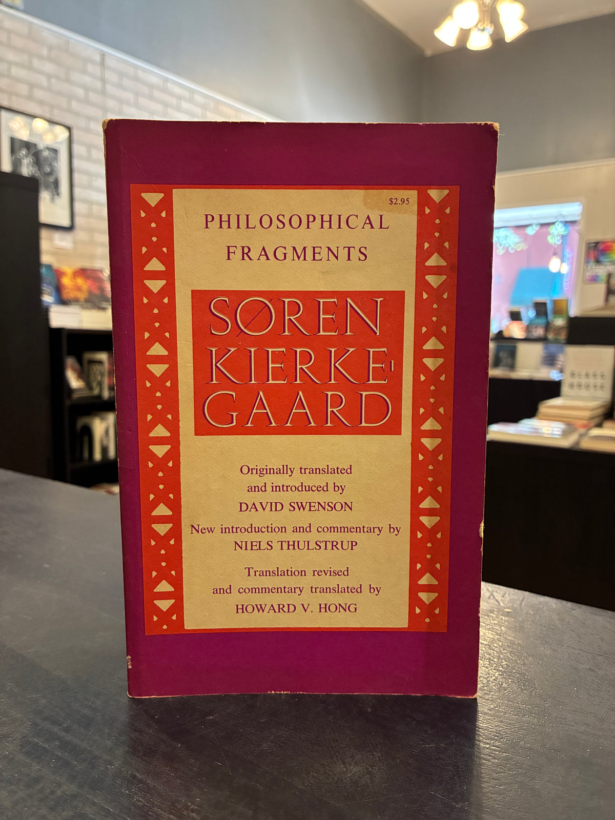 Philosophical Fragments' by Soren Kierkegaard,