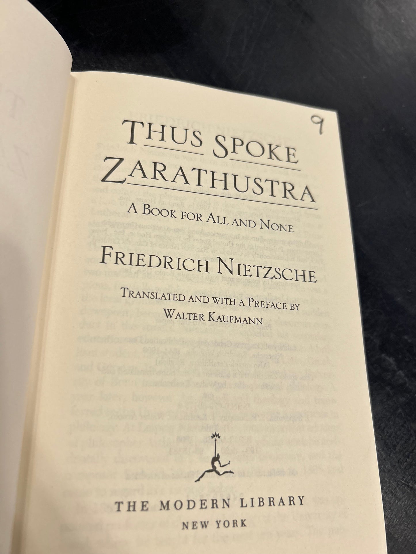 Thus Spoke Zarathustra - Friedrich Nietzsche