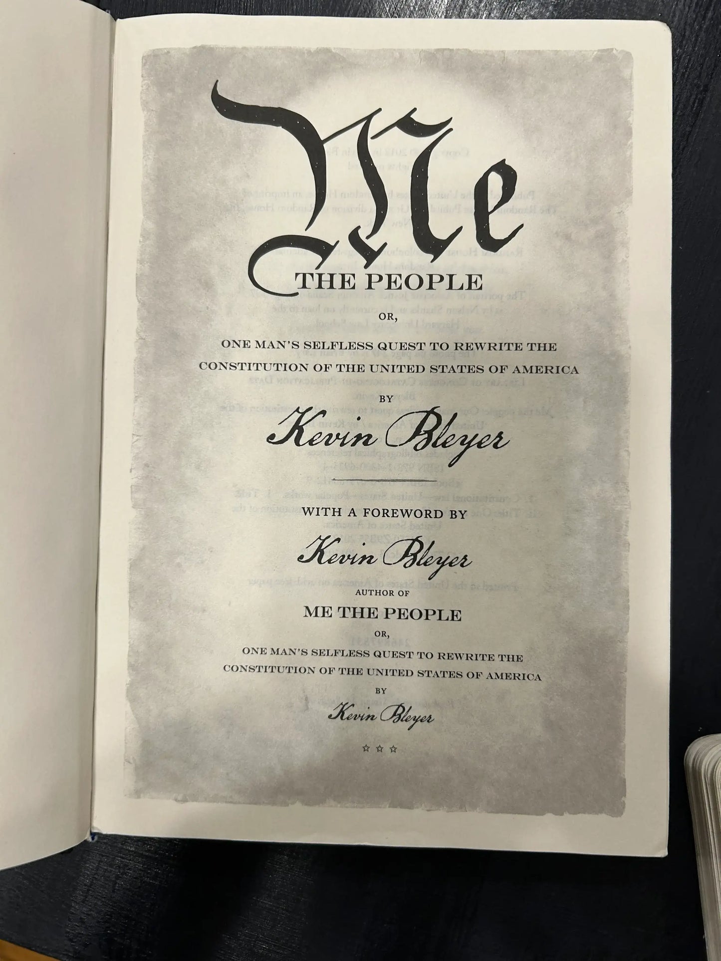 Me The People - Kevin Bleyer