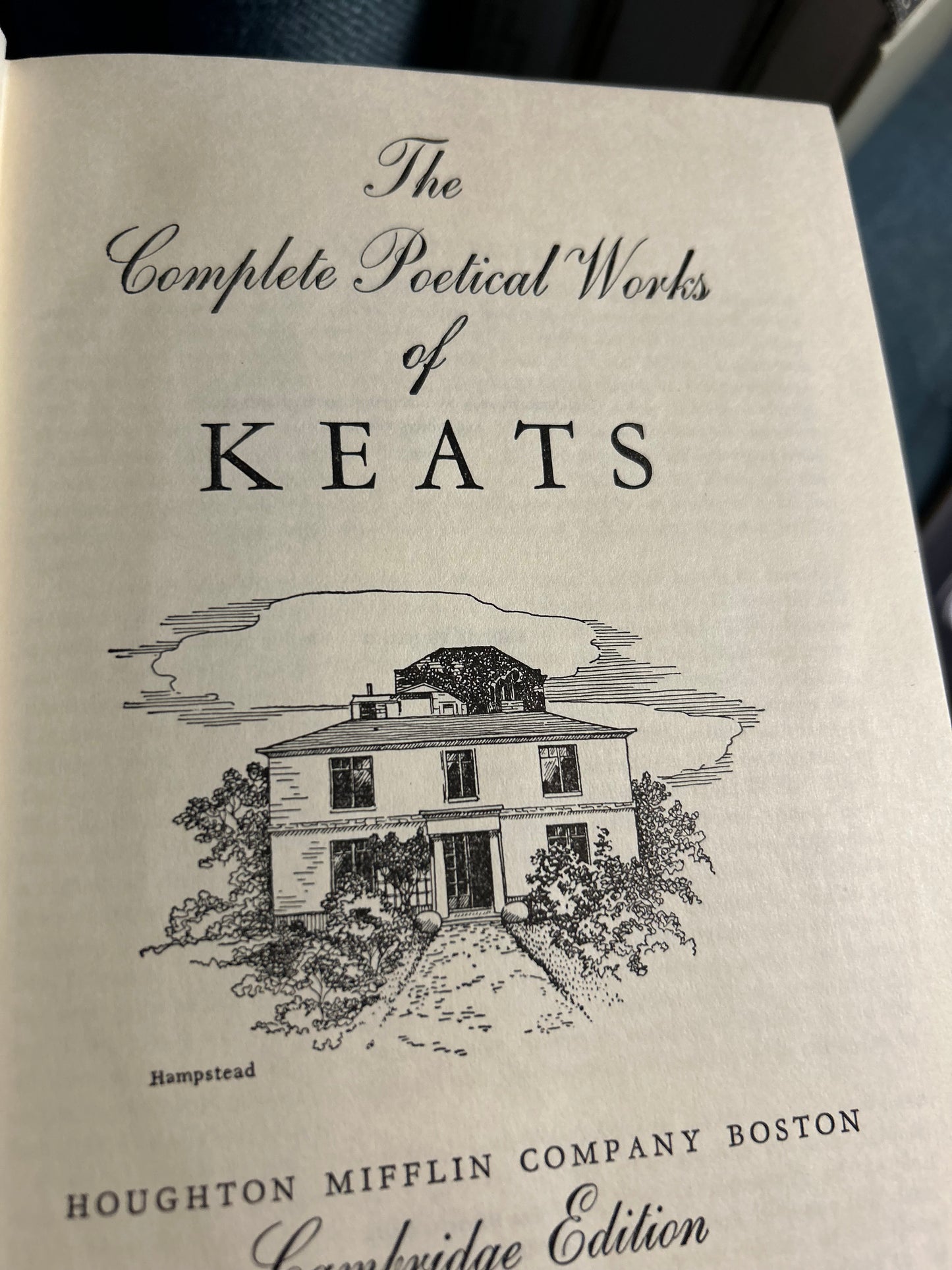 The Complete Poetical Works of Keats