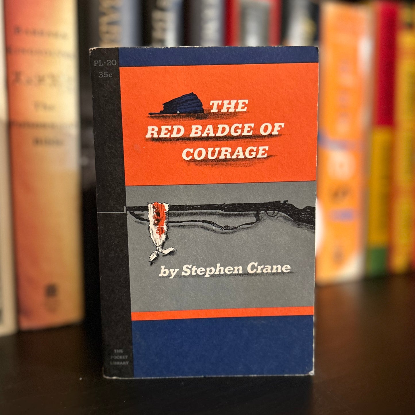 The Red Badge of Courage - ￼Stephen Crane.  1950s paperback