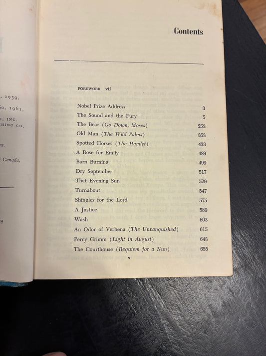 The Faulkner Reader. ML