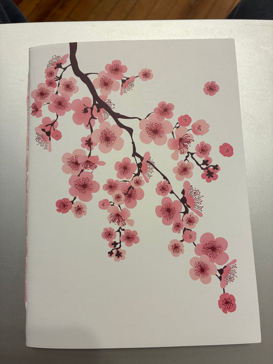 Carmen’s cherry blossom notebook