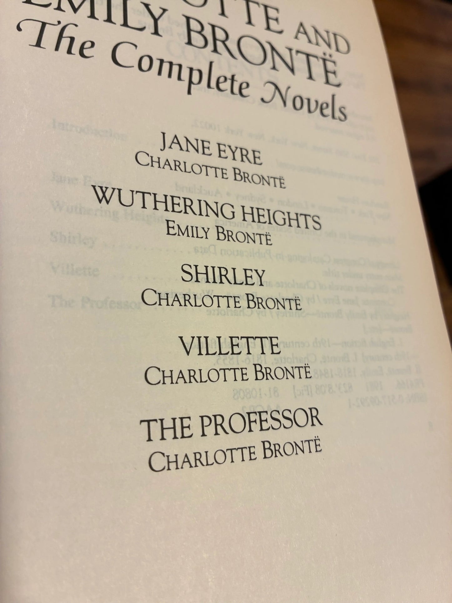 complete novels - CHARLOTTE  and EMILY BRONTE