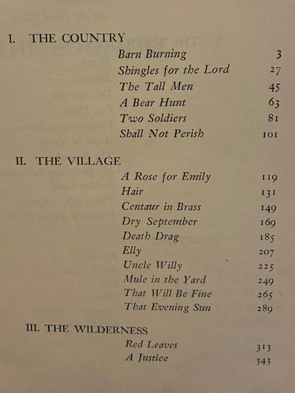 Collected Stories of William Faulkner