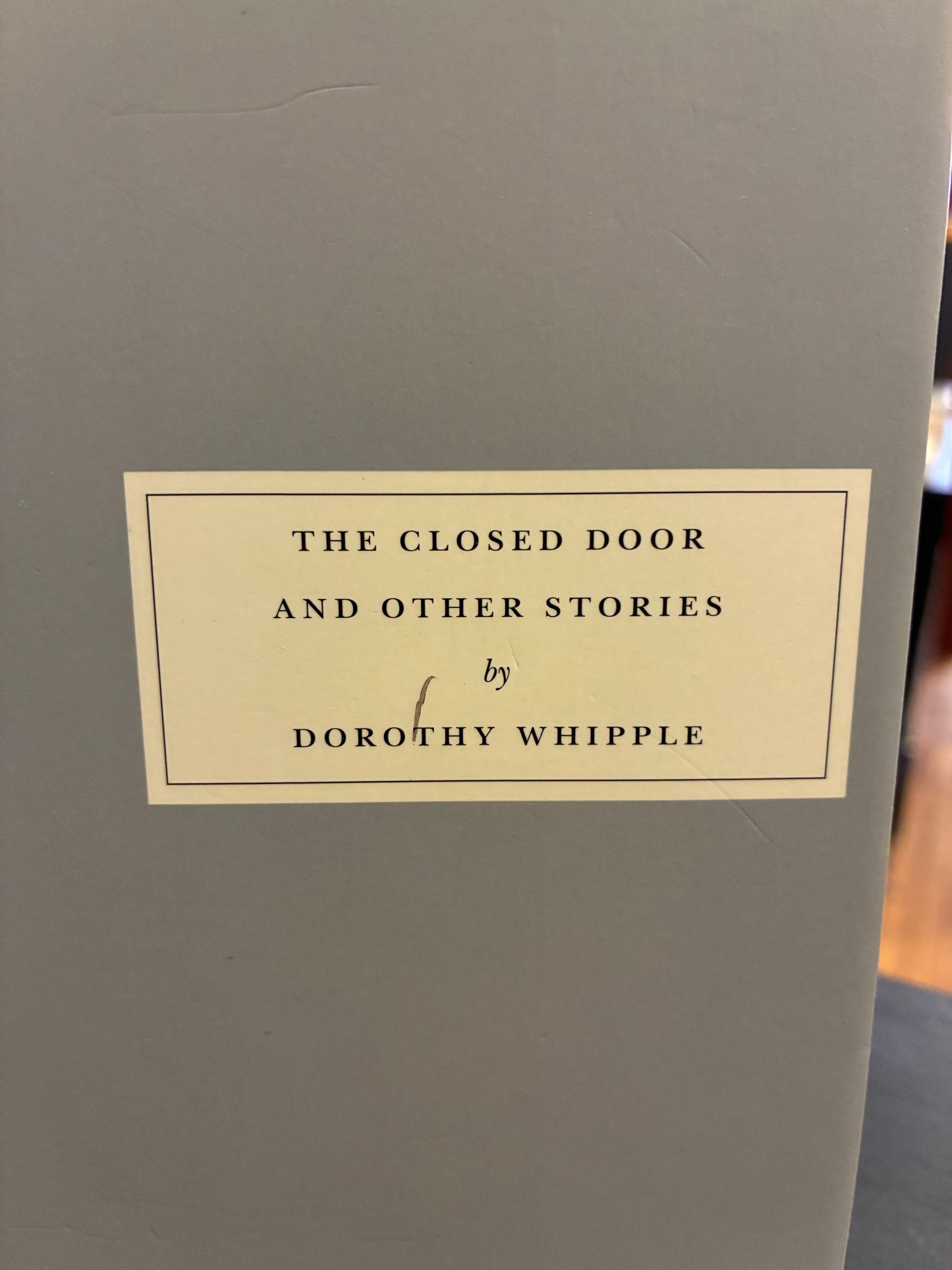 The Closed Door and other Stories - Dorothy Whipple