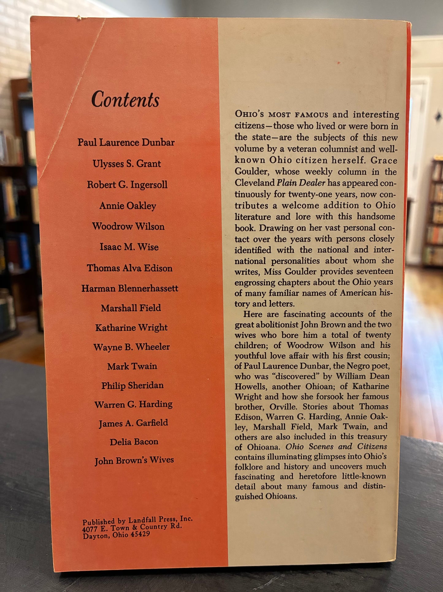 Ohio Scenes and Citizens - Grace Goulder