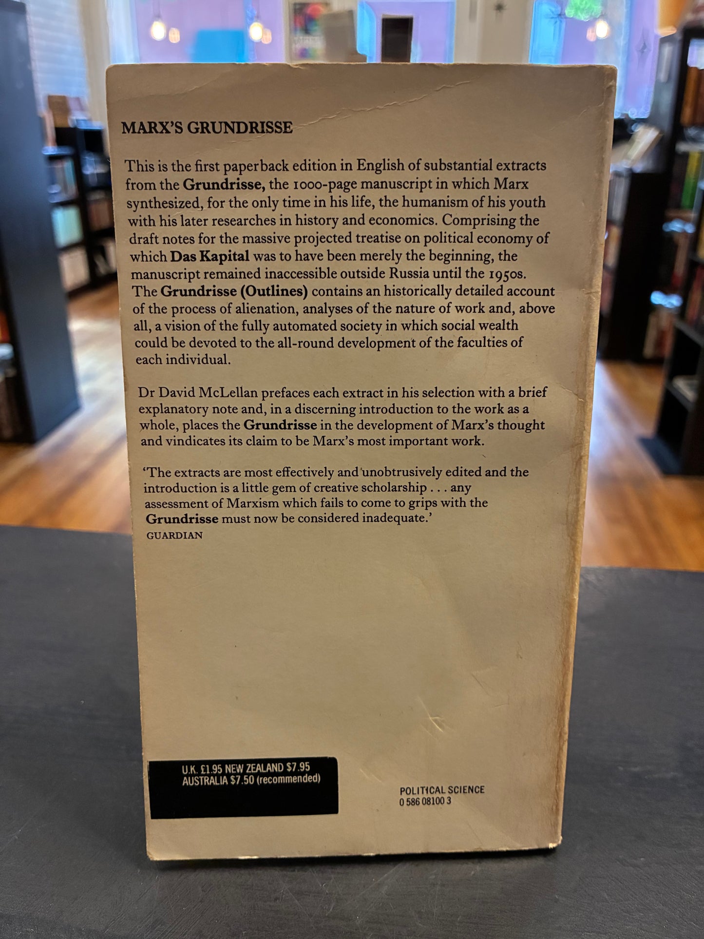 Marx's Grundrisse - David McLellan