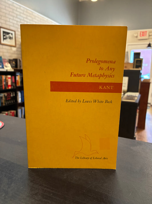 Prolegomena to Any Future Metaphysics - Kant