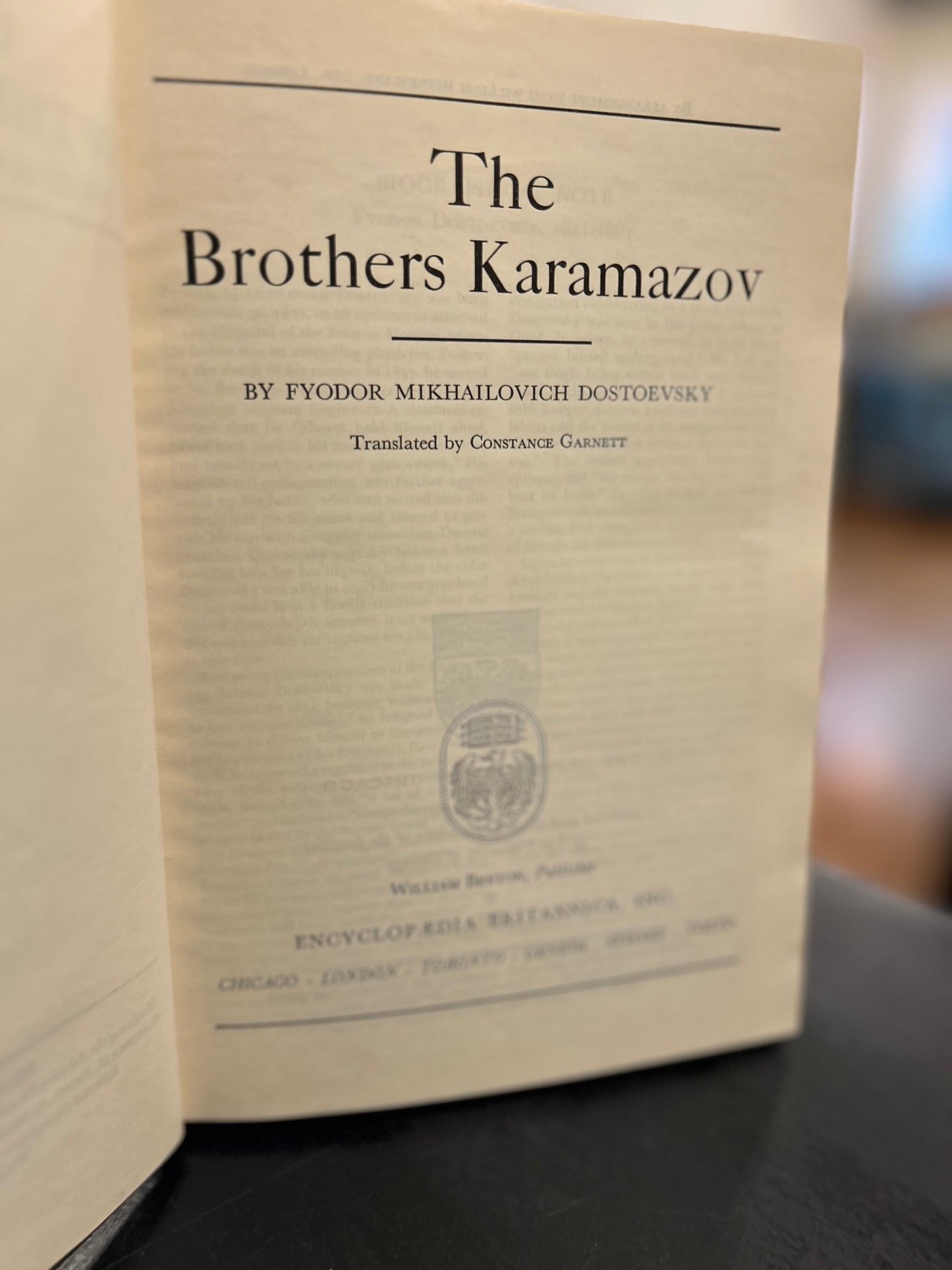 The Brothers Karamazov - Fyodor Mikhailovich Dostoevsky