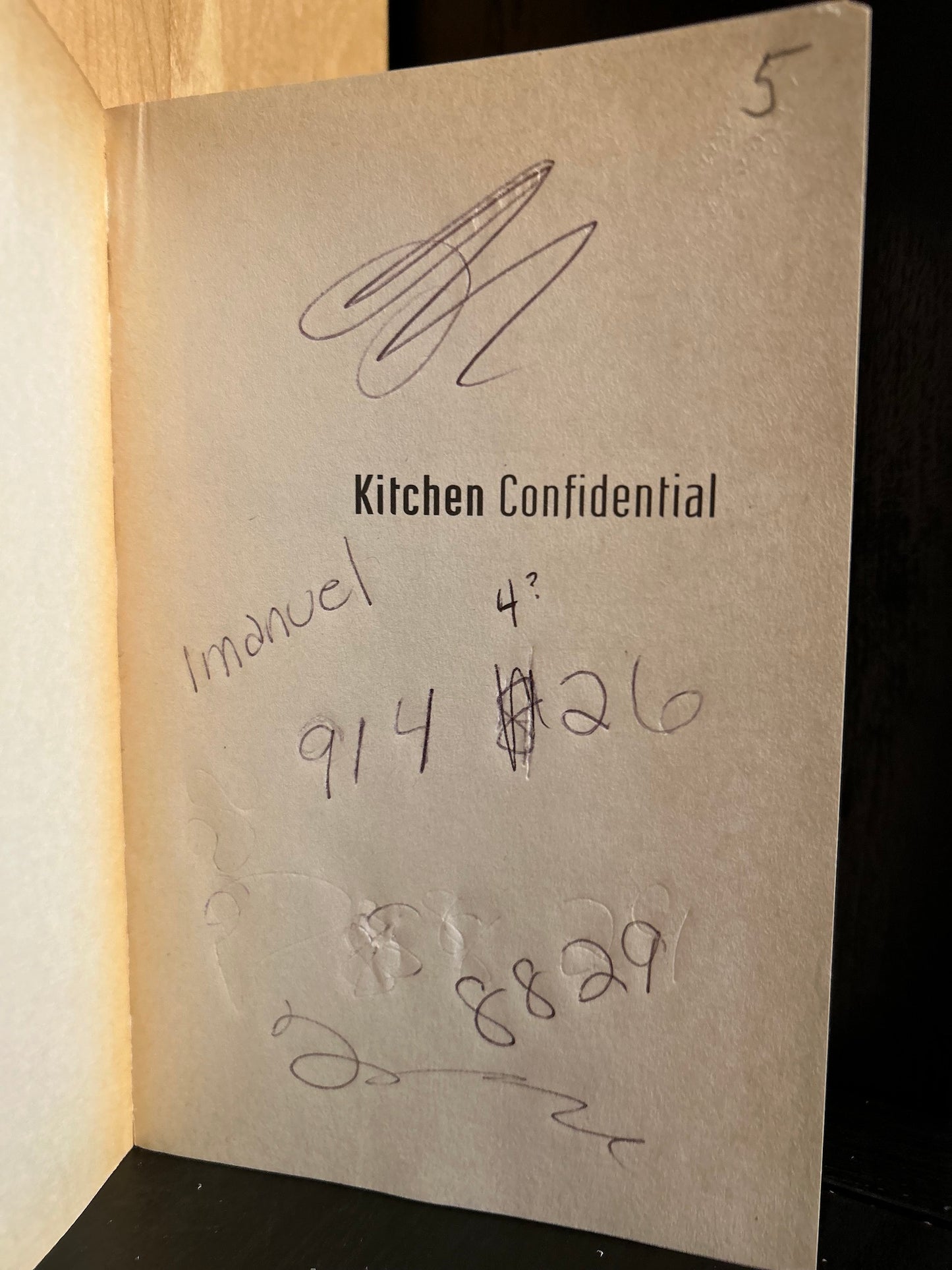 Kitchen Confidential - Anthony Bourdain