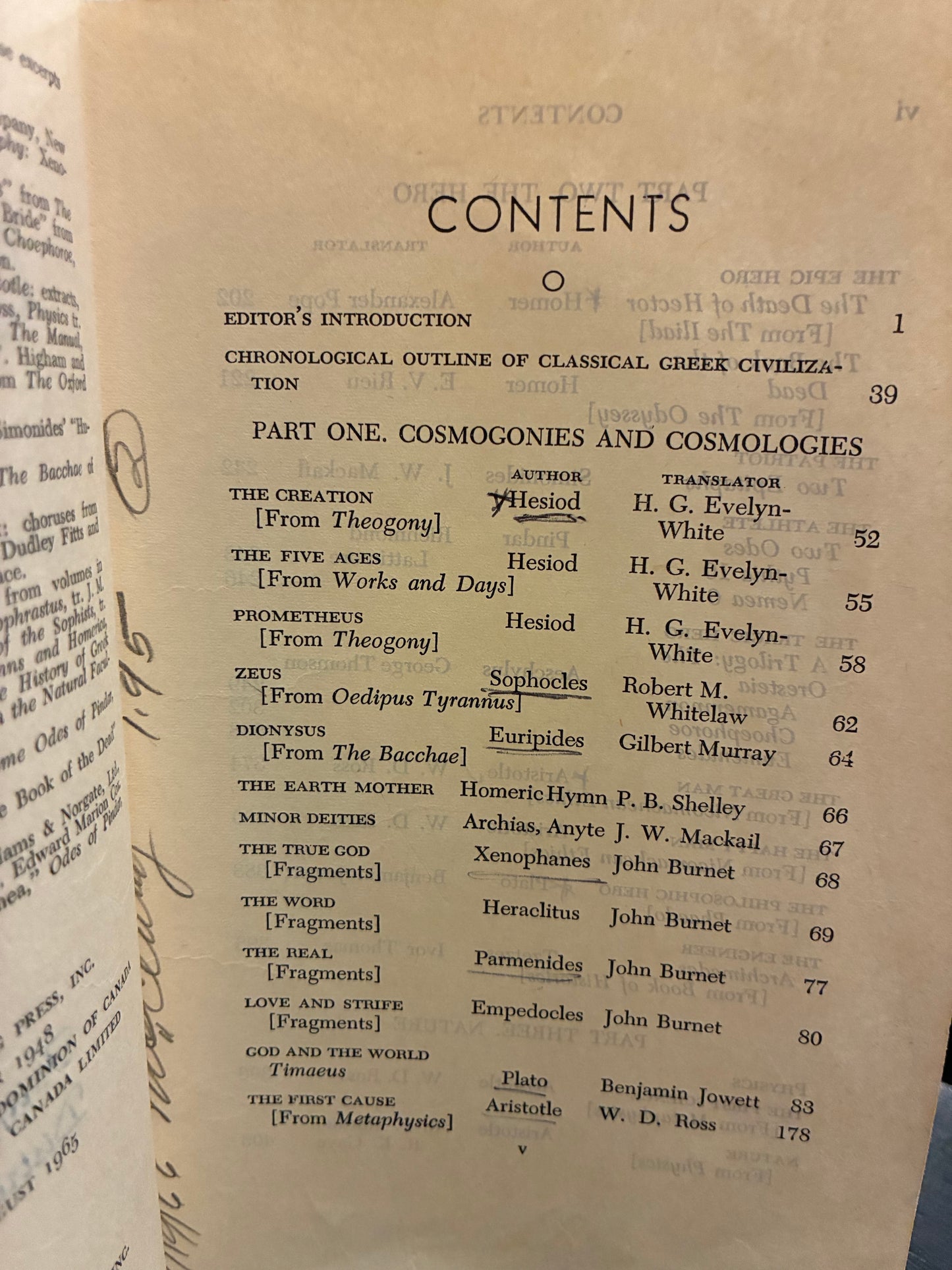 The Portable Greek Reader - W.H. Auden