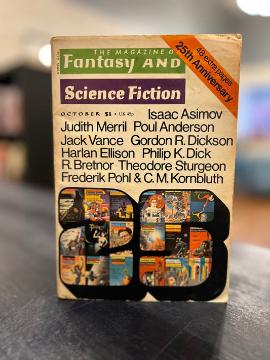 1975 25th Anniversary issue of The Magazine of Fantasy and Science Fiction.