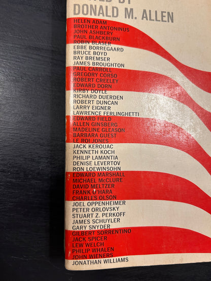 The New American poetry - Ed. Donald M Allen