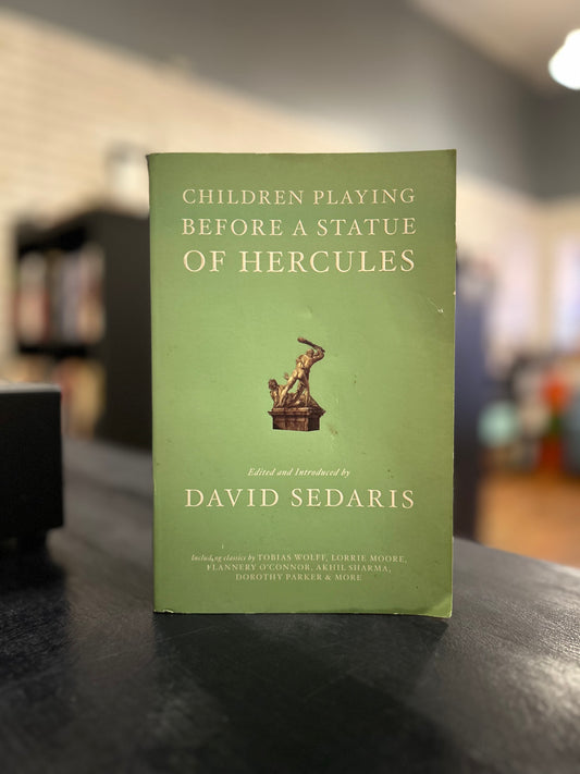 Children Playing Before a Statue of Hercules by David Sedaris - signed