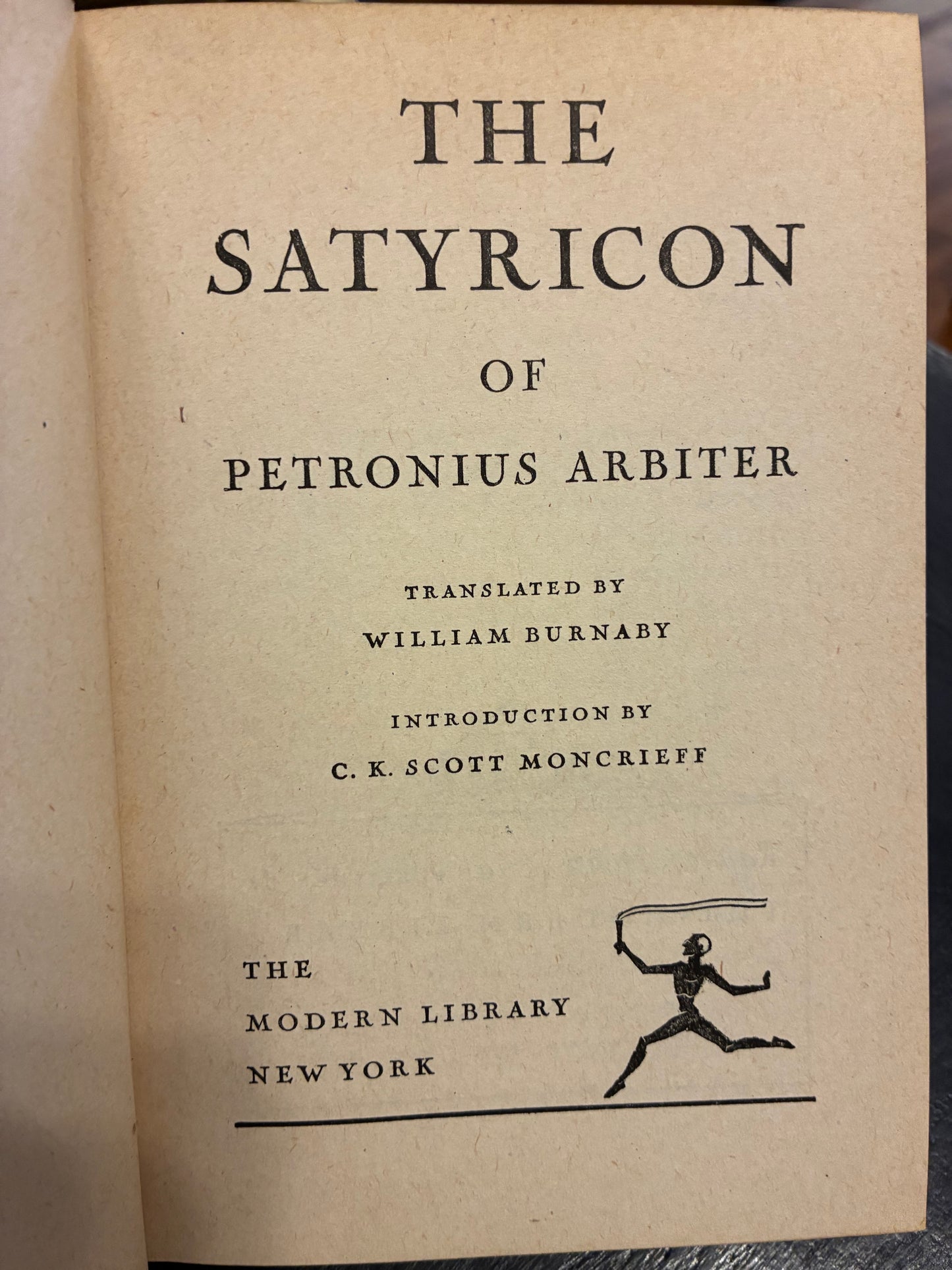 The Satyricon of Petronius Arbiter