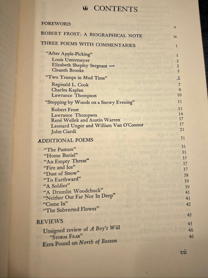 Robert Frost - An Introduction - vintage