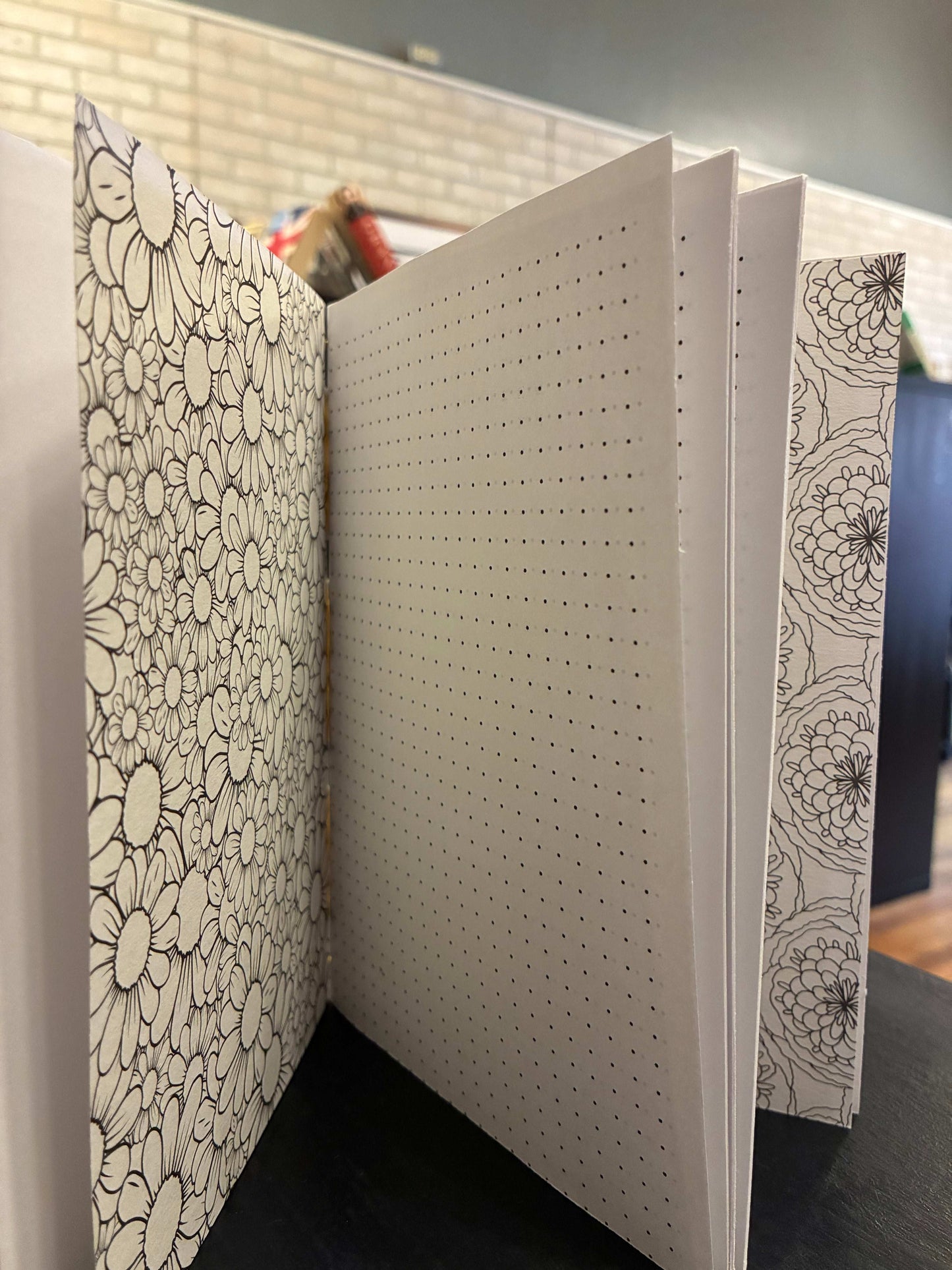 Carmen Stitched Sunflower Notebook