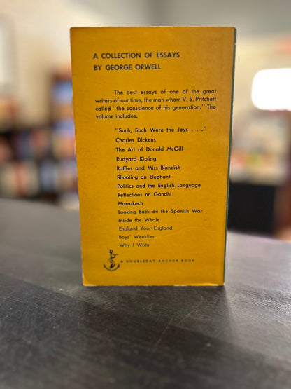 A Collection of Essays by George Orwell