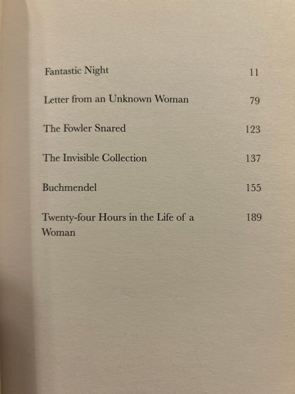 Selected Stories by Stefan Zweig