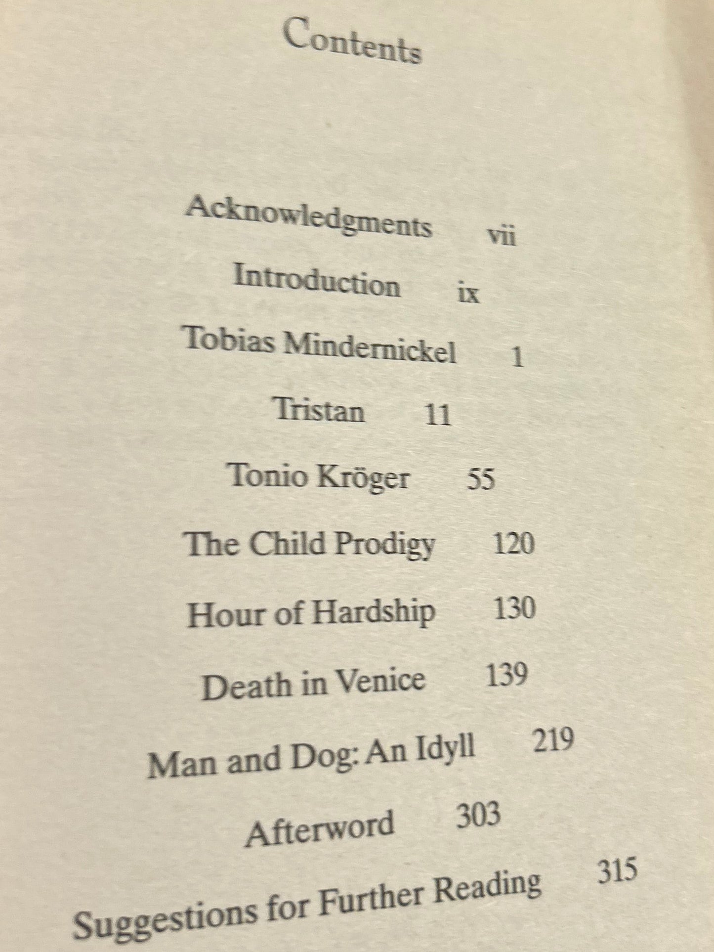 Death in Venice and Other Stories by Thomas Mann