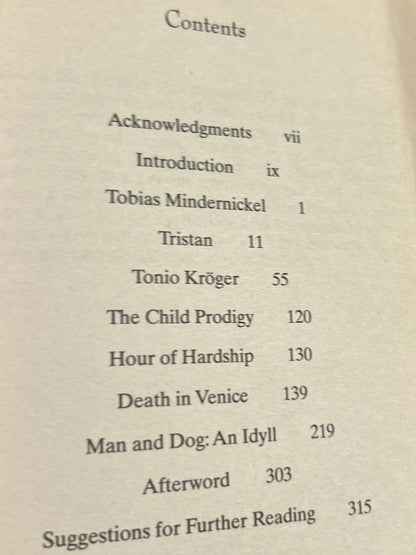 Death in Venice and Other Stories by Thomas Mann