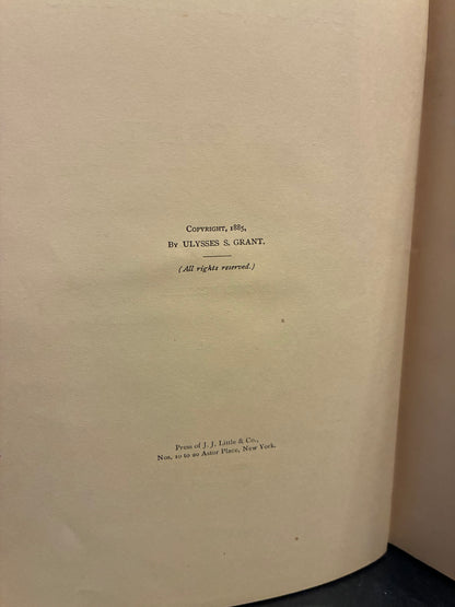 Personal Memoirs of U. S. Grant - First Edition