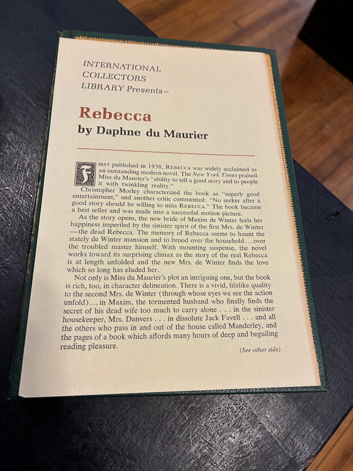 Rebecca -  Daphne du Maurier - HB
