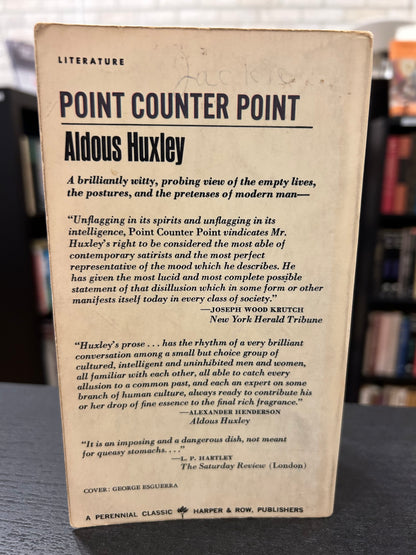 Point Counter Point - Aldous Huxley