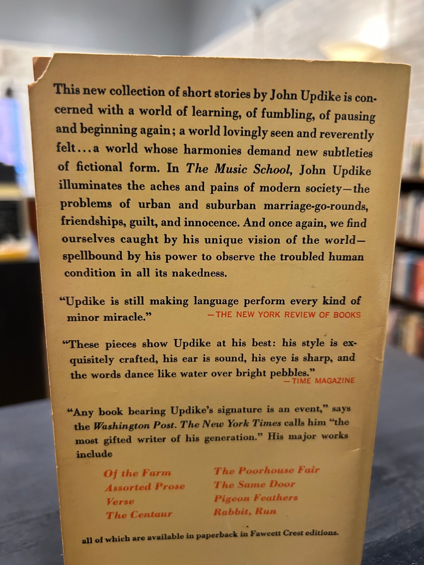 The Music School - John Updike